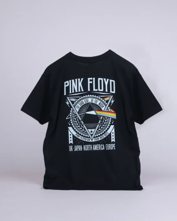 Regular Fit Pink Floyd Poster Black