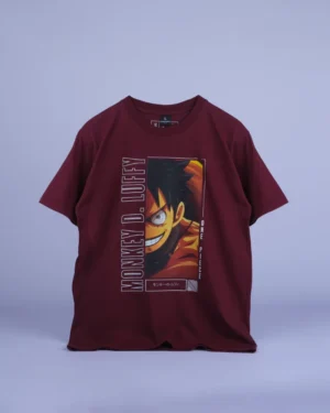 Regular Fit Luffy 6 Maroon