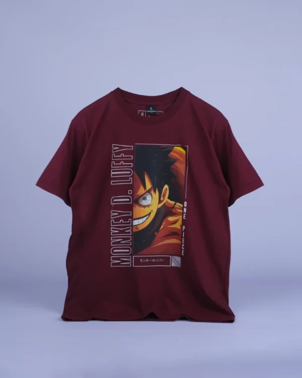 Regular Fit Luffy 6 Maroon