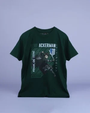 Regular Fit Levi Ackerman Bottle Green