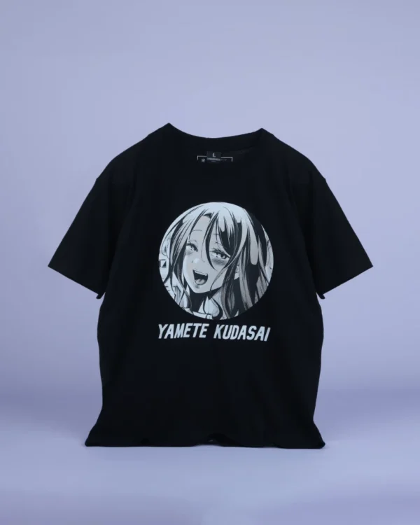 Regular Fit Yamete Kudasai Black