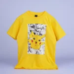 Regular Fit Pikachu Manga Yellow