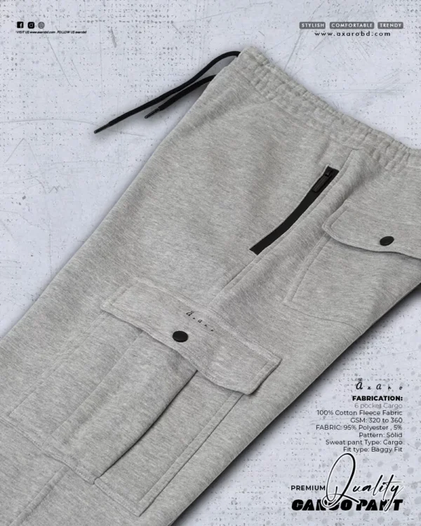 Axaro Grey Melange Sweatpant