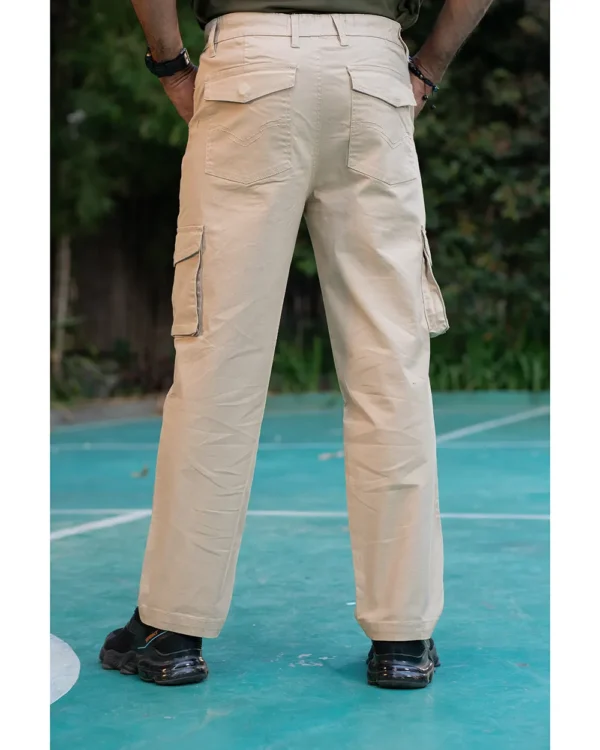 Beige Cargo Pant