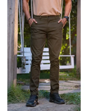 Dark Green Chino Pant