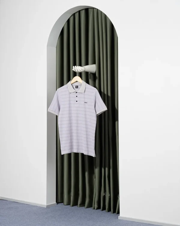 Stripe Ash Polo