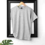 Regular Fit Plain Grey Milange