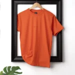 Regular Fit Plain Orange