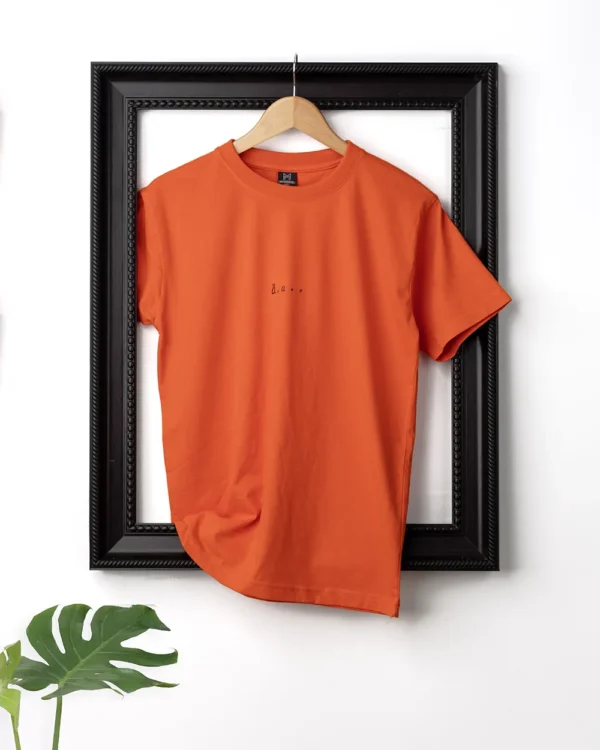 Regular Fit Plain Orange