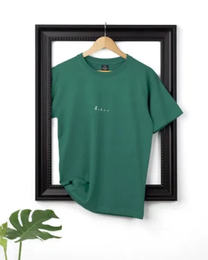 Regular Fit Plain Forest Green