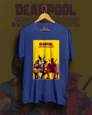 Regular Fit Deadpool Icecream Royal Blue