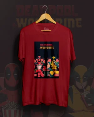 Regular Fit Deadpool Popcorn Red