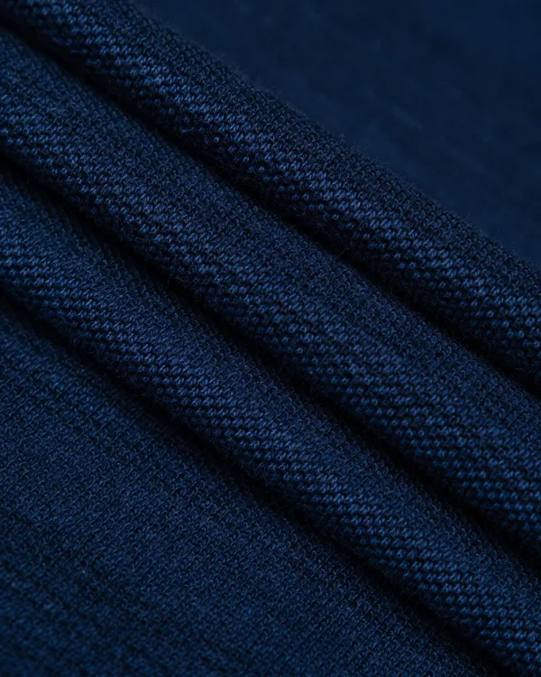 Stripe Navy Polo