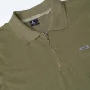 Printed Olive Polo