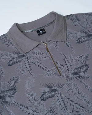 Printed Ash Polo