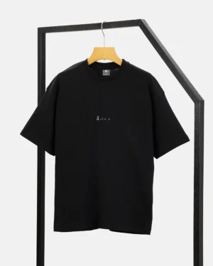 Black Drop Shoulder Tshirt