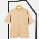 Beige Drop Shoulder Tshirt