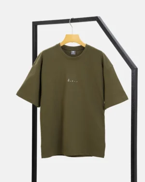 Olive Drop Shoulder Tshirt