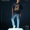 Spiderman Poster Navy Drop Shoulder