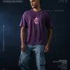 Captain America Classic Purple Drop Shoulder