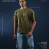 Hulk Classic Olive Drop Shoulder