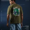 Hulk Classic Olive Drop Shoulder