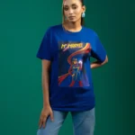 Regular Fit Ms. Marvel Royal Blue