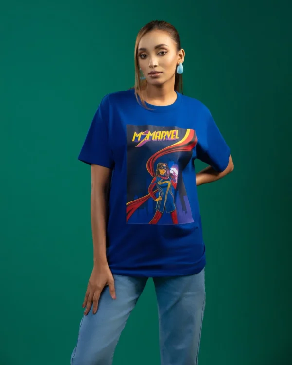 Regular Fit Ms. Marvel Royal Blue