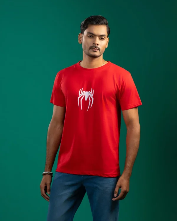 Regular Fit Spider Red