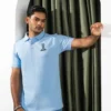 Avengers Minimal Printed Polo Sky Blue