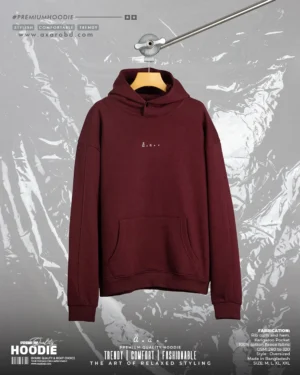 Axaro Squad Maroon Hoodie