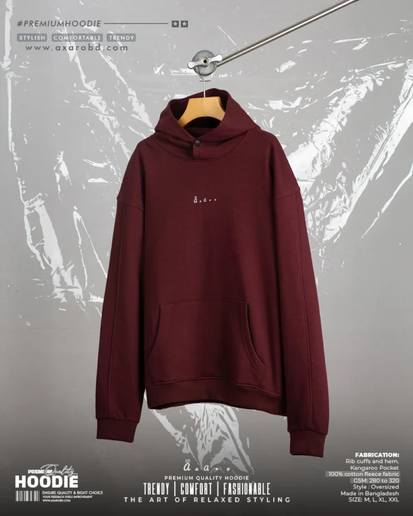 Axaro Squad Maroon Hoodie