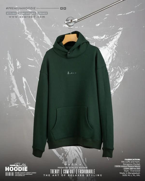 Axaro Squad Bottle Green Hoodie