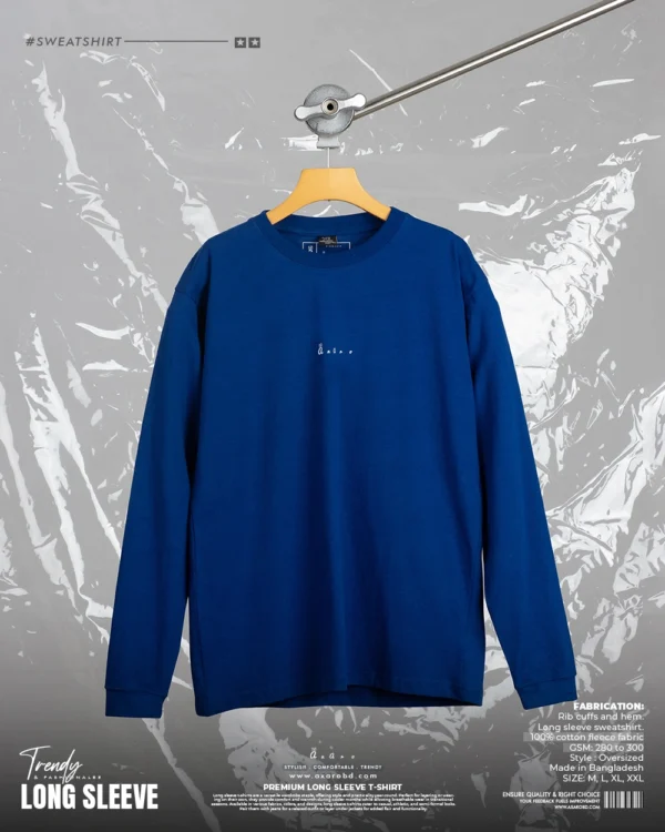 Regular Full Sleeve T-shirt Royal Blue