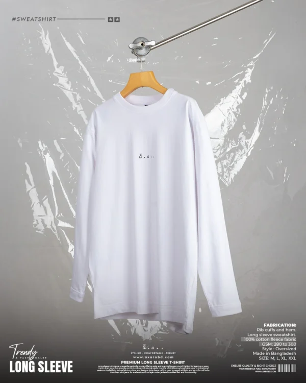 Regular Full Sleeve T-shirt White