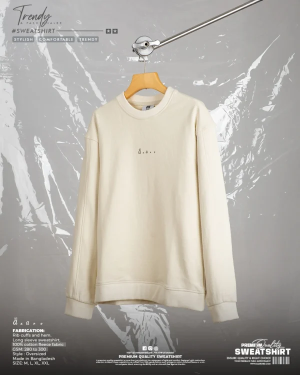 Axaro Squad Cream Sweatshirt