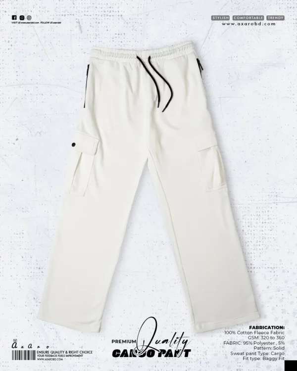 Axaro White Sweatpant