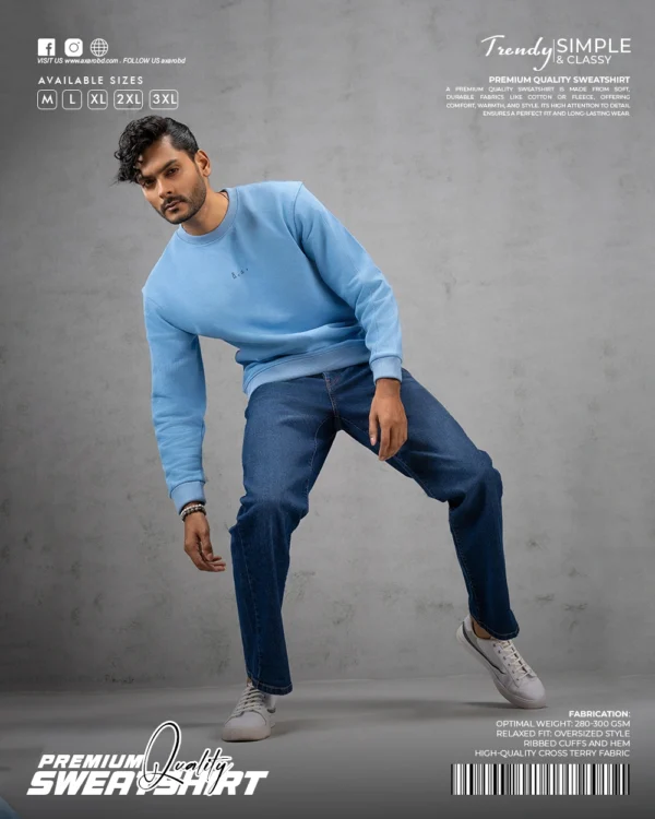Axaro Squad Sky Blue Sweatshirt