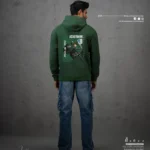 Levi Ackerman Bottle Green Hoodie