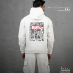 Marvel White Hoodie