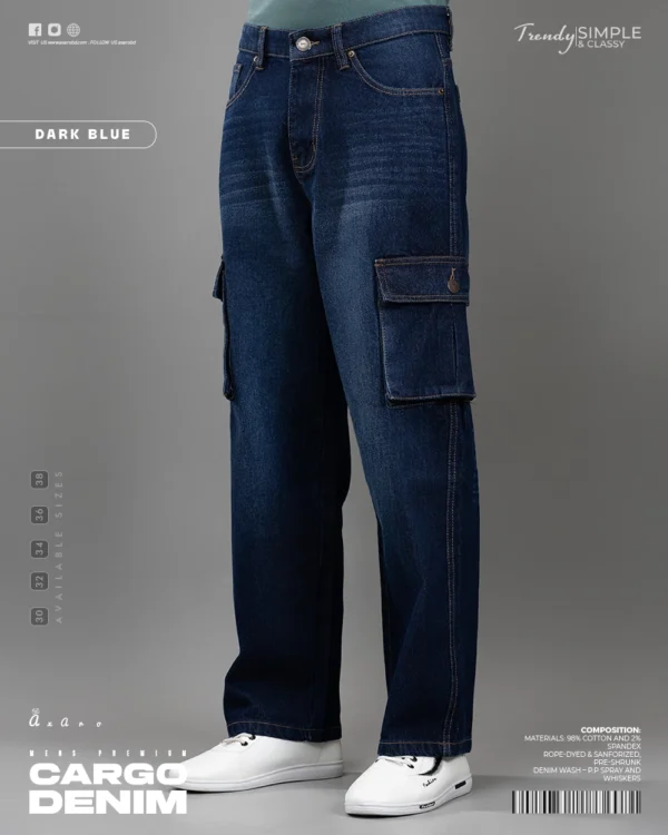 Men's Baggy Jeans Dark Blue