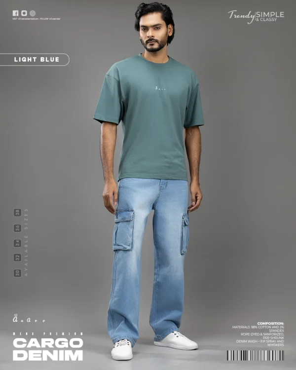 Men's Baggy Jeans Light Blue