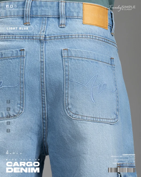 Men's Baggy Jeans Light Blue
