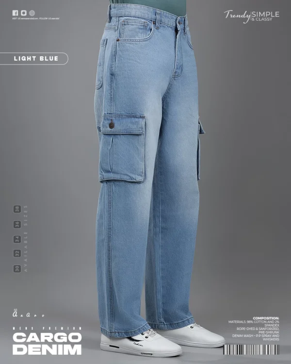Men's Baggy Jeans Light Blue