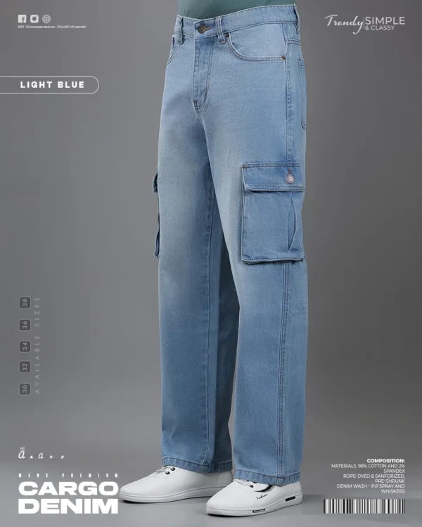 Men's Baggy Jeans Light Blue