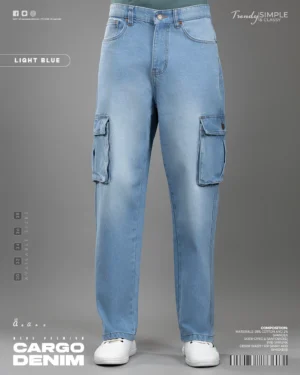 Men's Baggy Jeans Light Blue