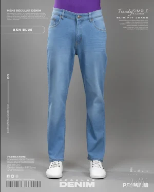 Men's Regular Jeans Ash Blue