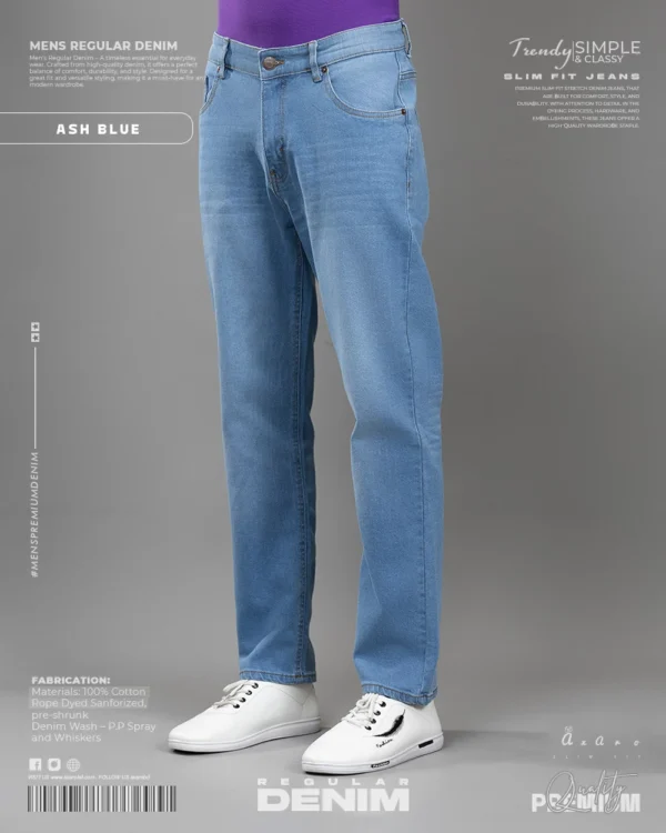 Men's Regular Jeans Ash Blue