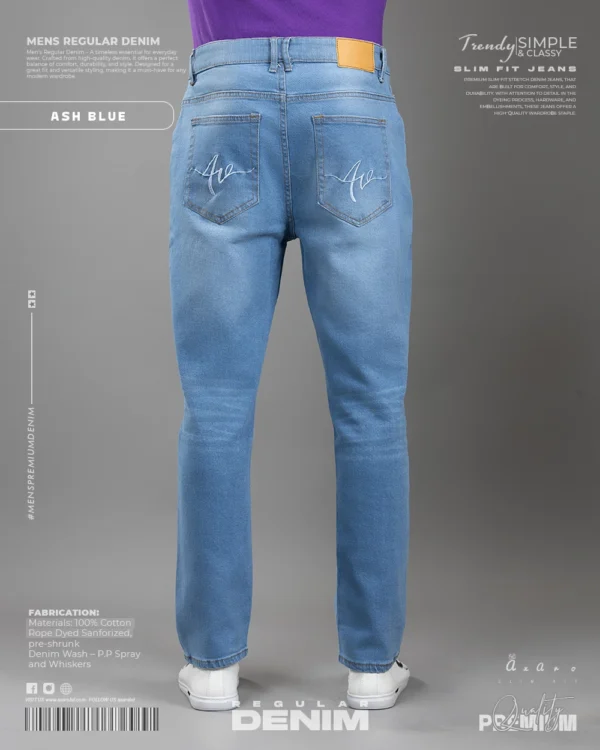 Men's Regular Jeans Ash Blue