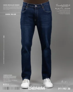 Men's Regular Jeans Dark Blue